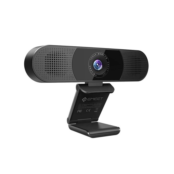 eMeet C980Pro Webcam HD 1080P + 4 microfoni