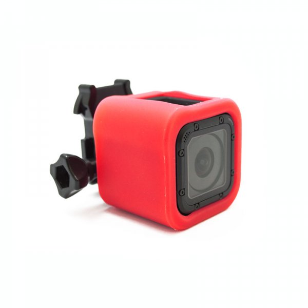 GoCamera Bumper Cover GoPro Session con Low Profile Frame Red