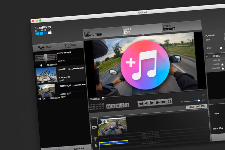 GoPro Studio aggiungere Audio