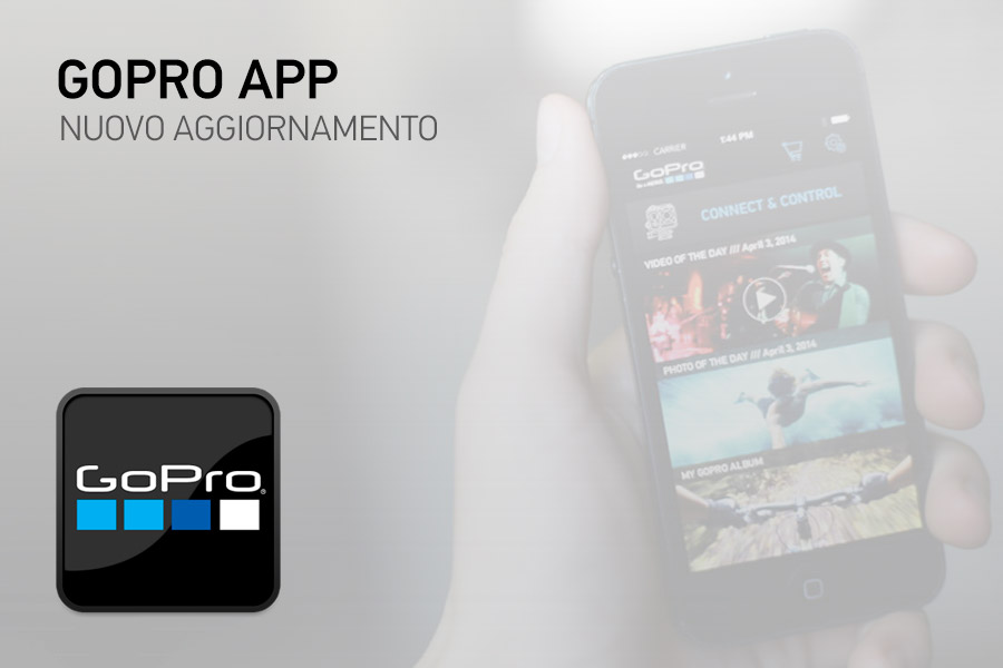 GoPro App aggiornamento versione 2.12