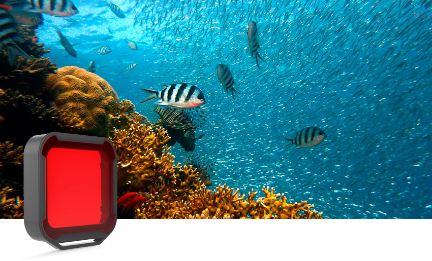 Filtro Rosso per GoPro HERO5 Black