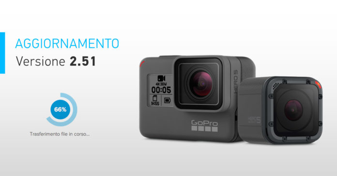Aggiornamento GoPro HERO5 Black 2.51