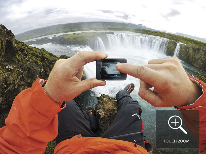 GoPro HERO6 Black - Zoom Touch