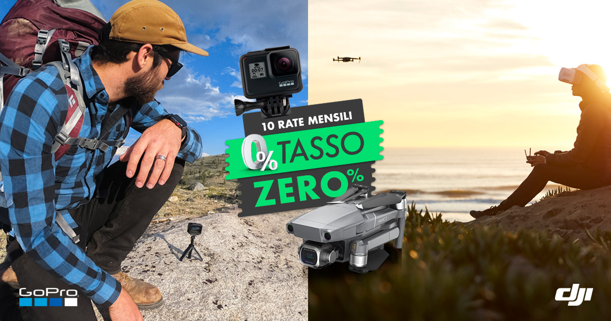 finanziamenti dji e gopro tasso zero