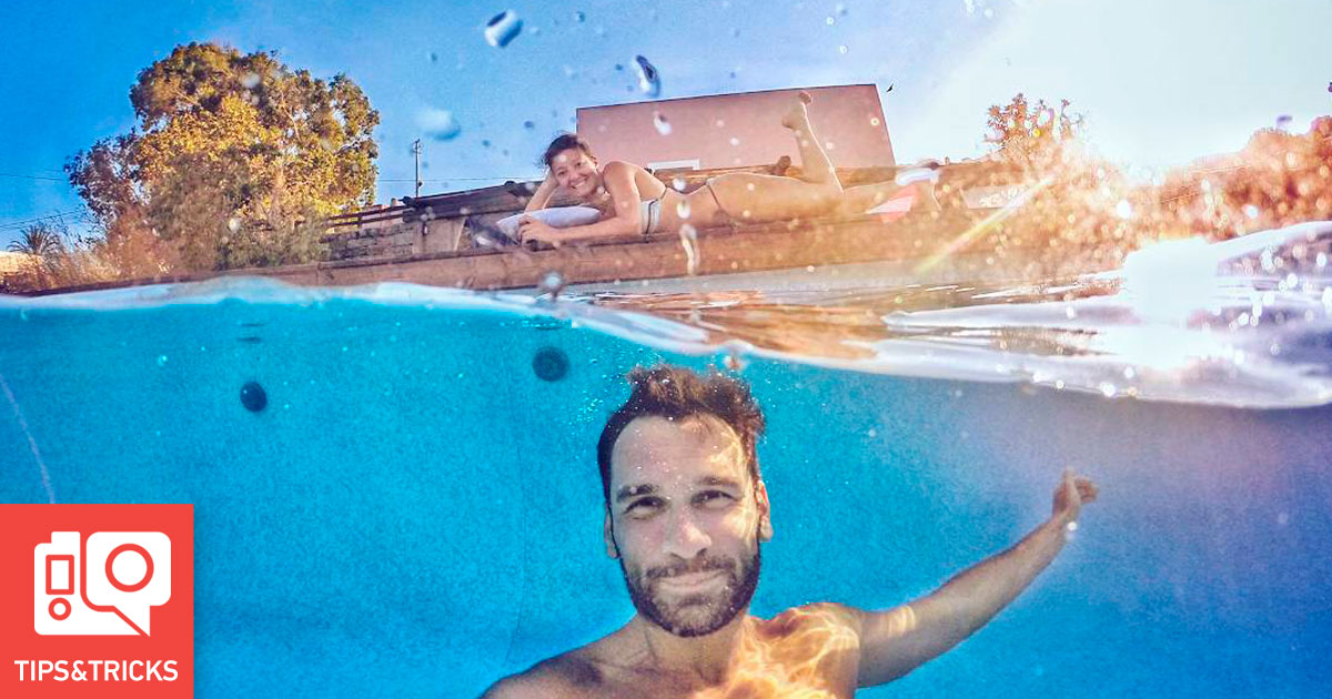 gocce acqua gopro