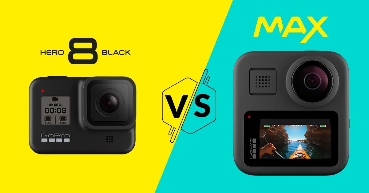 differenze GoPro HERO 8 vs GoPro MAX 