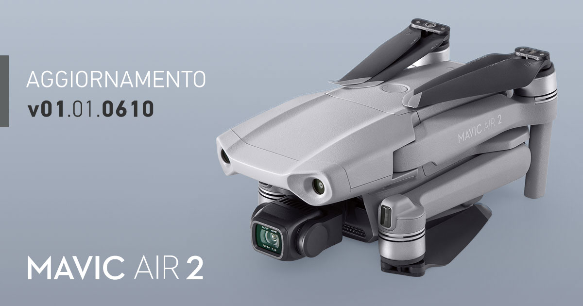 aggiornamento dji mavic air 2