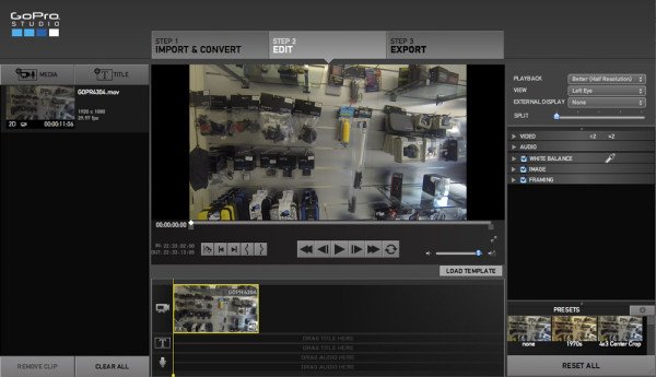GoPro Studio 2.0 STEP 2 - Edit