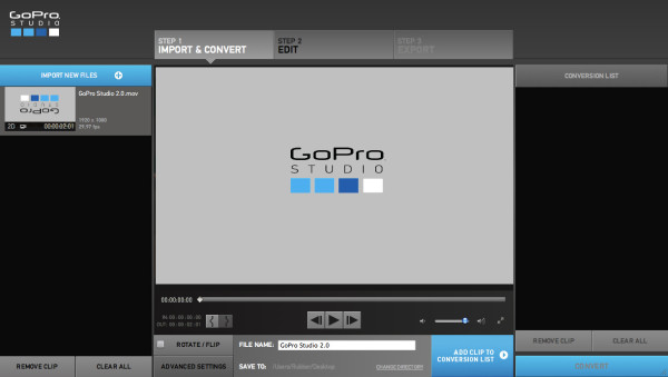 GoPro Studio 2.0 Tutorial, come ruotare un video.