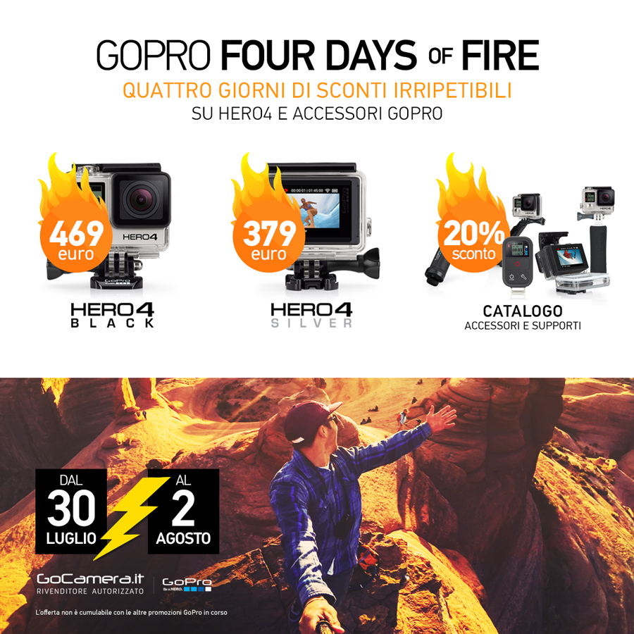 Offerta GoPro Four Days Of Fire