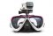 GoMask Purple Maschera Subacquea con Supporto GoPro