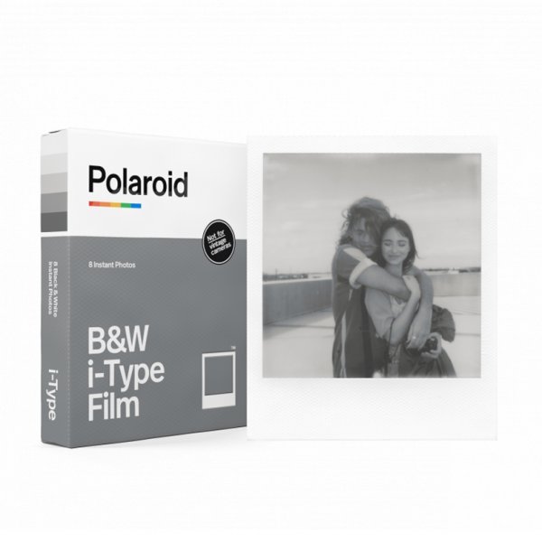 Polaroid Pellicola bianco e nero Frame bianco per i-Type