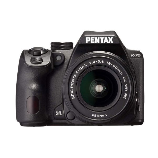 Pentax K-70 Black + Obiettivo DAL 18-50MM RE