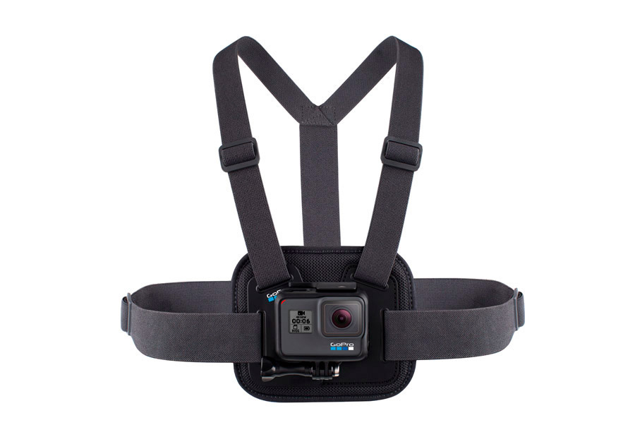 RHNE Cintura pettorale per Imbracatura per Montaggio sul Petto Gopro Hero 7/6/5 4K Action Camera Nera 