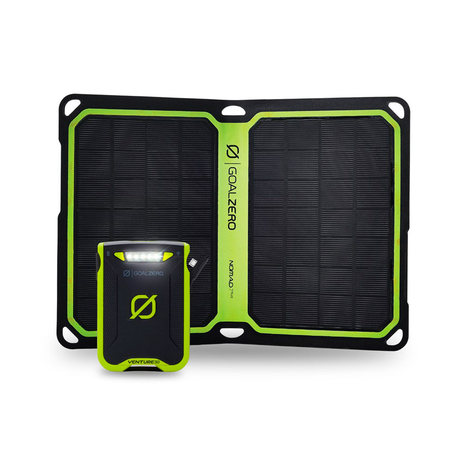 Goal Zero Venture 30 Power Bank + Nomad 7 Pannello solare