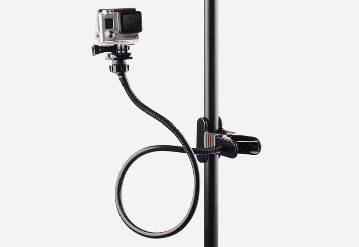 GoCamera SwanClamp supporto flessibile a morsa per GoPro