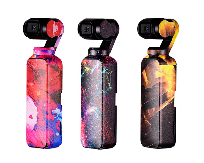 PGYTECH 3-Pack Colorful Adesivi per DJI Osmo Pocket