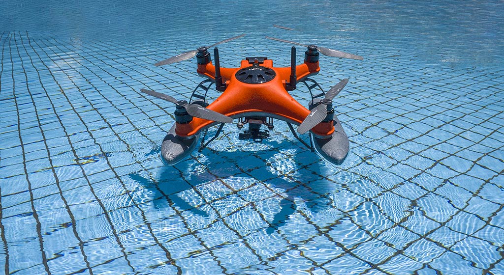 drone impermeabile