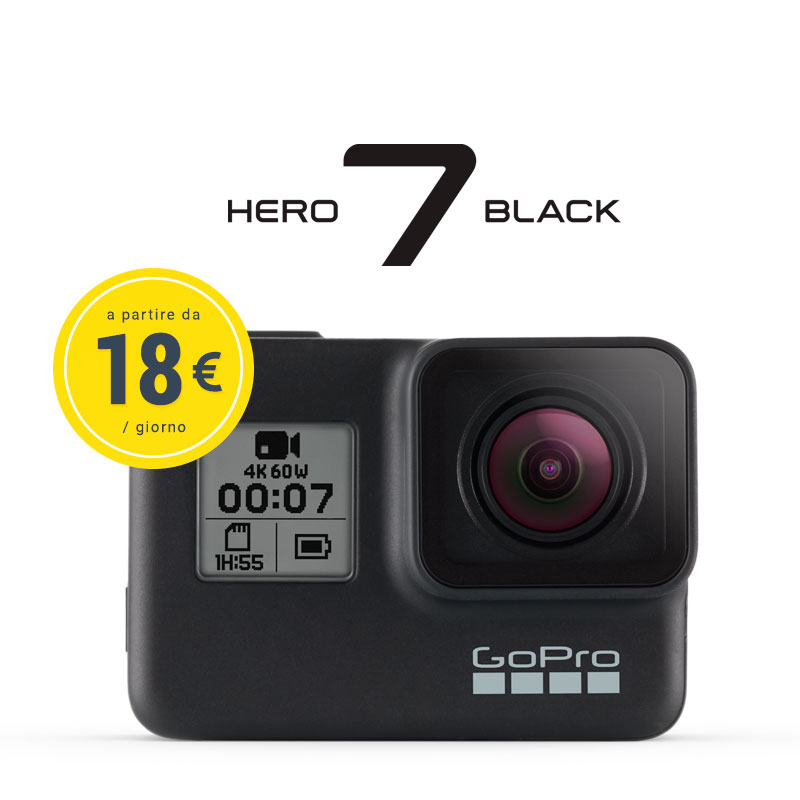 noleggio gopro hero7 black