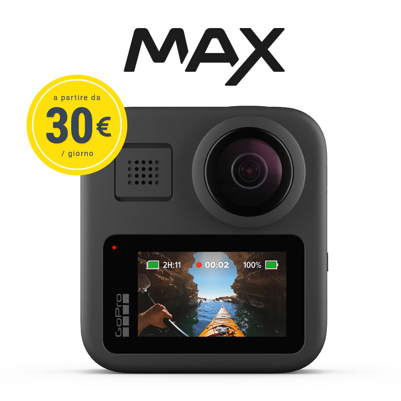 noleggio gopro max